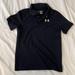 Under Armour Shirts & Tops | Boys Under Armour Heatgear Polo Shirt/ Black | Color: Black | Size: Ymd/ Jm/ M