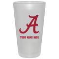 Alabama Crimson Tide 16oz. Frosted Personalized Pint Glass