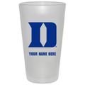 Duke Blue Devils 16oz. Frosted Personalized Pint Glass