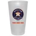 Houston Astros 16oz. Frosted Personalized Pint Glass