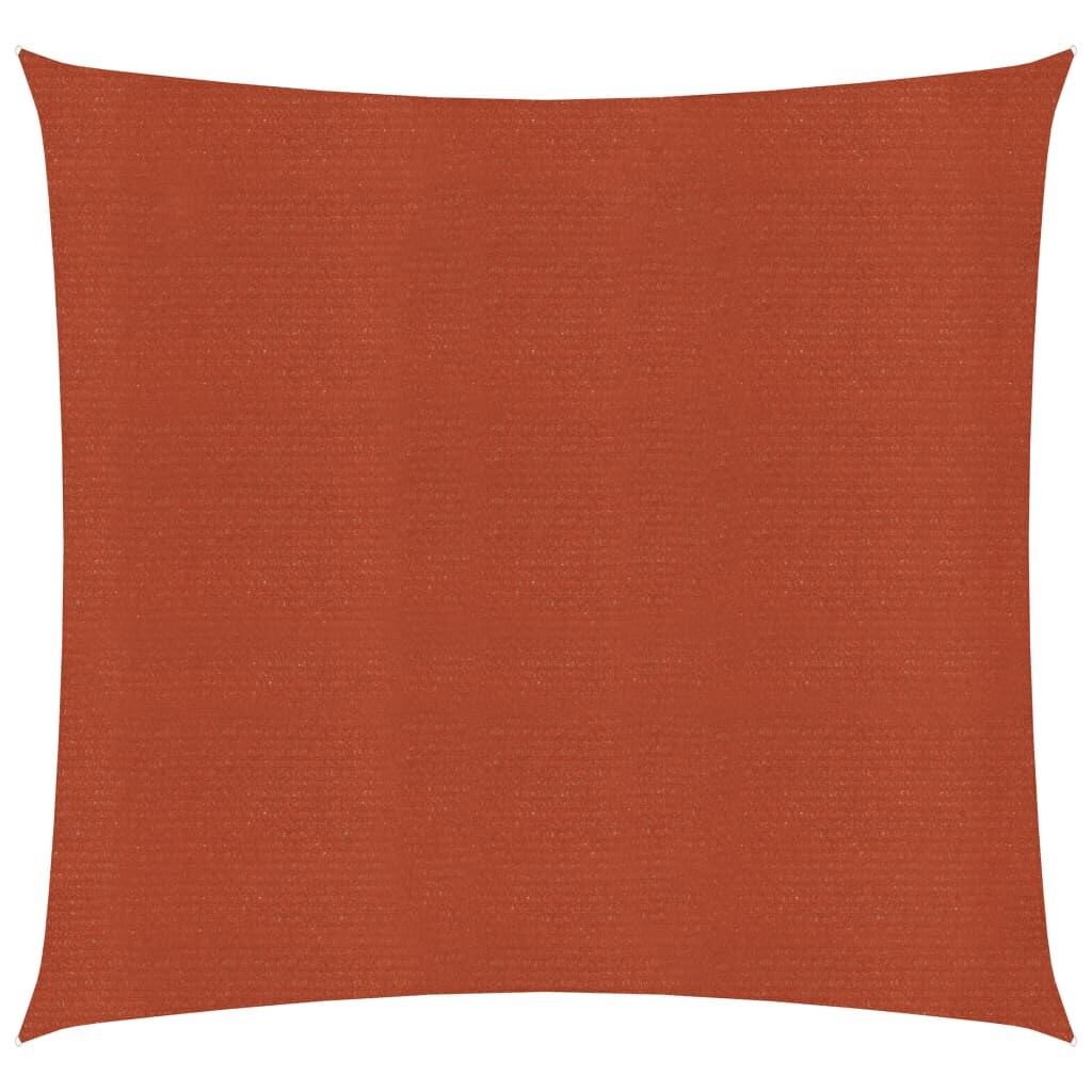 vidaXL Sonnensegel 160 g/m² Terrakottarot 5x5 m HDPE Image