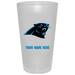 Carolina Panthers 16oz. Frosted Personalized Pint Glass