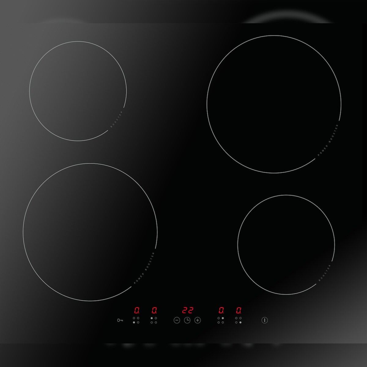 Amica KMI 754 600 C, Autarkes Induktionskochfeld, 60 cm, rahmenlos, flächenbündig einbaubar, Sensorsteuerung Image