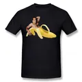 Mlg – T-Shirt à manches courtes pour homme estival et amusant 100% coton jaune avec le graphisme