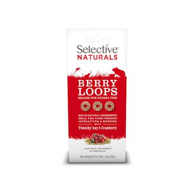Supreme Science Selective Naturals Berry Loops with Timothy Hay & Cranberry for Guinea Pigs, 2.8 oz.