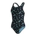 Speedo Women's Boom Logo Allover Medalist Swimsuit