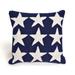 "Liora Manne Frontporch Stars Indoor/Outdoor Pillow Blue 18"" Square - Trans Ocean Import Co 7FP8S425103"