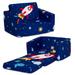 Cozee 2-in-1 Convertible Sofa to Lounger in Space - Delta Children 208220-5064