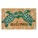 "Liora Manne Natura Seaturtle Welcome Outdoor Mat Natural 18""x30"" - Trans Ocean Import Co NTR12205912"