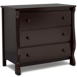 Universal 3 Drawer Dresser in Dark Chocolate - Delta Children W109030-207