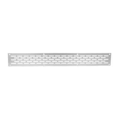 Lochblech Aluminium 100x50mm F1 Lüftungsgitter Lochung 20 x3mm Silber eloxiert Image