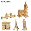 Robotime – jeu de Puzzle en bois Rolife 3D pour enfants adolescents et adultes à monter soi-même