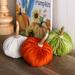 Jetlink Crafts Velveteen Multi Color Harvest Pumpkin Trio S/3 Resin | 6.1 H x 5.71 W x 5.71 D in | Wayfair GH30048