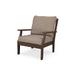 Trex Outdoor Yacht Club Deep Seating Chair Plastic in Gray/Brown | 31.63 H x 28.38 W x 31.25 D in | Wayfair TX4511-VL146010