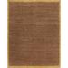 Brown 48 x 0.25 in Area Rug - Samad Rugs Textures Hand Knotted Wool Russet/Sunburst Area Rug Wool | 48 W x 0.25 D in | Wayfair