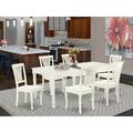 Alcott Hill® Devries Solid Wood Dining Set Wood in White | Wayfair 9C95B2F0C4A94DD59942AA414DFEA8F8