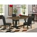 Red Barrel Studio® 4 - Person Acacia Solid Wood Dining Set Wood/Upholstered in Brown | 30" H x 72" L x 40" W | Wayfair