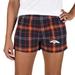 Women's Concepts Sport Orange/Navy Denver Broncos Ultimate Flannel Shorts