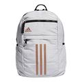 adidas Unisex's 977723 League 3 Stripe Backpack, Jersey White/Rose Gold/Black, One Size