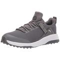 PUMA Men's Fusion Evo Golf Shoe, Quiet Shade-Quiet Shade, 12.5 Wide