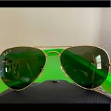 Ray-Ban Accessories | Large Polarized Aviators. | Color: Gold | Size: Large Aviators