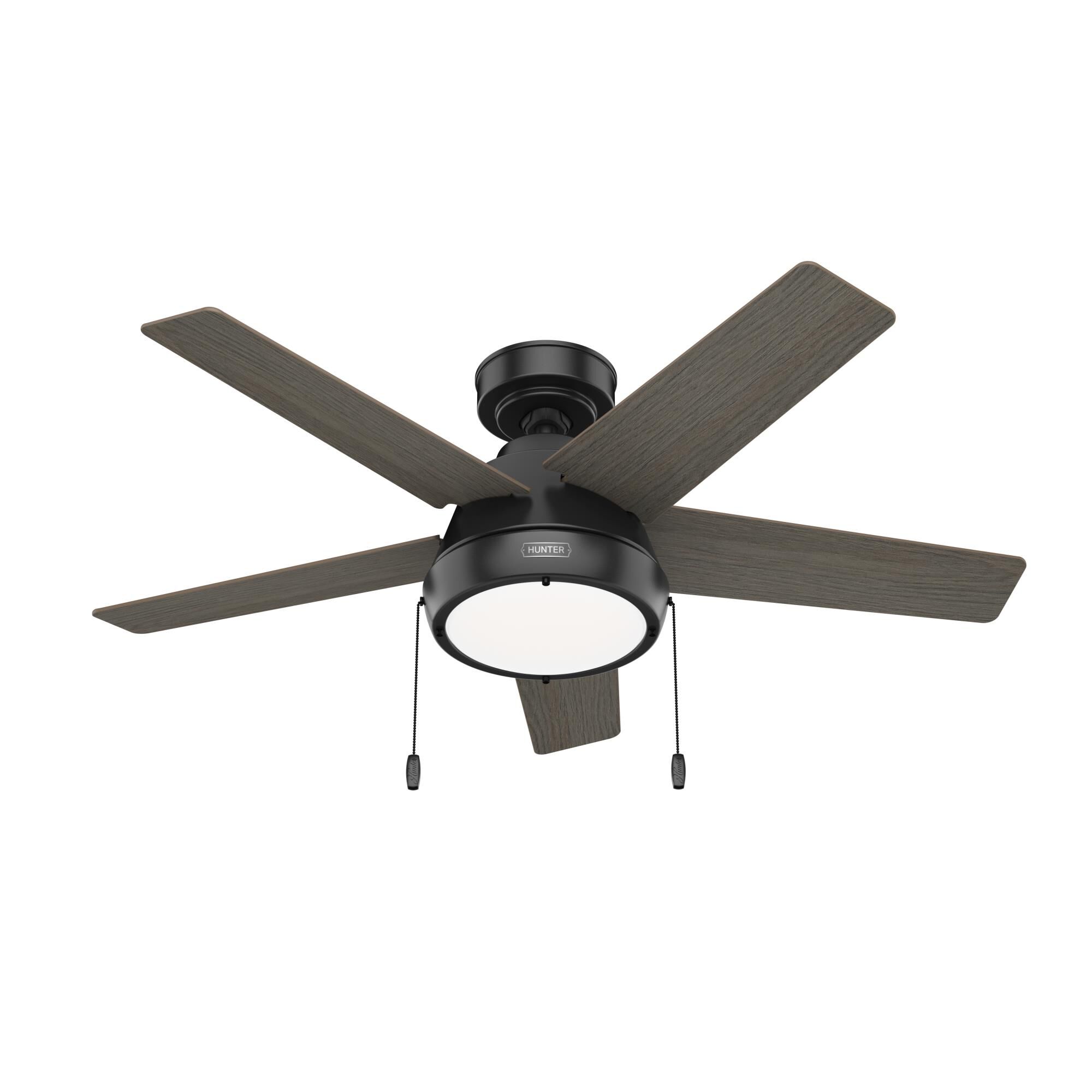 Hunter Fan Burroughs 44 Inch Ceiling Fan with Light Kit - 51385