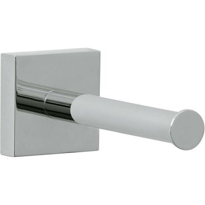 Ekkro Ersatzrollenhalter für Toilettenpapier, verchromt - zur Wandbefestigung ohne Bohren, inkl.