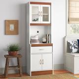 Andover Mills™ Forbell Dining Hutch Wood in White | 70.87 H x 23.62 W x 15.75 D in | Wayfair 3126229194C54A088100C0293E0C4D86