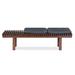 Kardiel Mid-century Slat Bench - Width 59" x Depth 18.5" x Height 15"