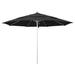 California Umbrella Anodized Silver Finish Aluminum 11-foot Round Outdoor Umbrella