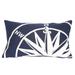 "Liora Manne Visions II Compass Indoor/Outdoor Pillow Marine 12""x20"" - Trans Ocean Import Co 7SB1S418303"