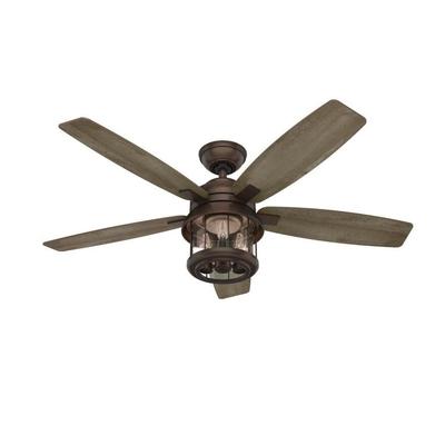 Hunter Fan Coral Bay 52 Inch Ceiling Fan with Light Kit - 51469
