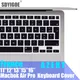 Couverture de clavier d'ordinateur portable français adapté pour Macbook pro13 Air13 film de
