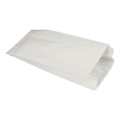 Papstar 1000 Papierfaltenbeutel gefädelt weiß - 24 x 10 x 5 cm weiß