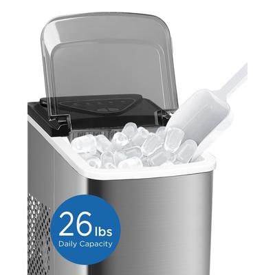 Portable ice maker 26 pounds of ice every 24 hours