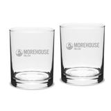 Morehouse Maroon Tigers 14oz. 2-Piece Classic Double Old-Fashioned Glass Set