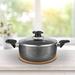 Brentwood Dutch Oven Aluminum Non-Stick 10 Qt- Non Stick/Aluminum in Gray | 6.6 H x 10.2 W in | Wayfair 95091748M