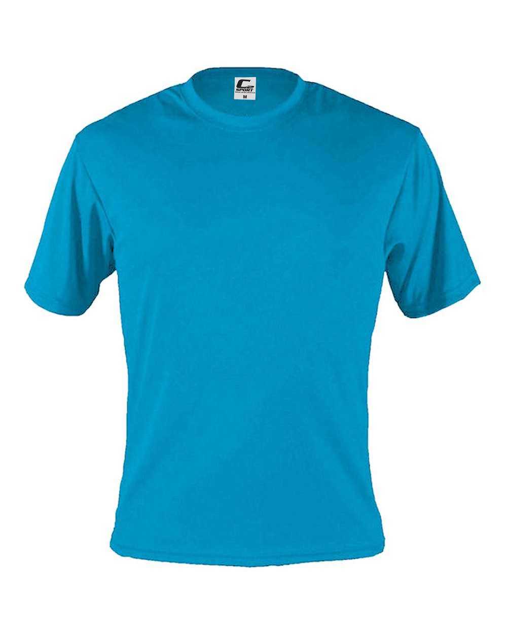 C2 Sport C5200 Performance Yth Top in Electric Blue size Large | Polyester 520000, 5200, BG5200