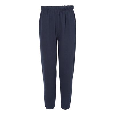 C2 Sport 5578 Fleece Elastic Bottom Pant in Navy Blue size XL | Ringspun Cotton BG5578