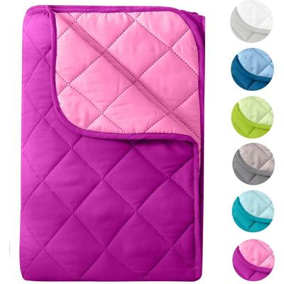 wometo Microfaser Sommer Steppbett 135x200 lila & pink-violett / OEKO-TEX / kochfest 95° /