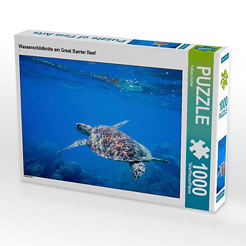 Puzzle Wasserschildkröte am Great Barrier Reef Foto-Puzzle Bild von Fabian Zocher Puzzle