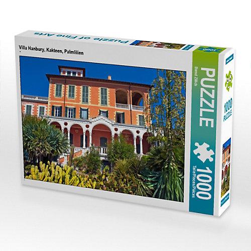 Puzzle CALVENDO Puzzle Villa Hanbury, Kakteen, Palmlilien - 1000 Teile Foto-Puzzle glückliche Stunden Kinder
