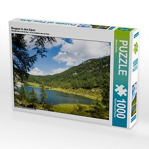 Puzzle CALVENDO Puzzle Bergsee in den Alpen - 1000 Teile Foto-Puzzle glückliche Stunden Kinder