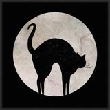 Amanti Art Mystic Moon II Cat Framed Canvas Wall Art