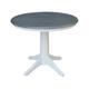 36" Round Pedestal Dining Table