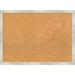 Crackled Metallic Narrow Narrow Framed Cork Bulletin Memo Board