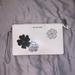 Michael Kors Bags | Authentic Michael Kors Big Wristlet White Floral | Color: Silver/White | Size: Os