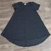 Lularoe Dresses | Charcoal Lularoe Carly Dress | Color: Gray | Size: M