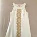 Lilly Pulitzer Dresses | Lily Pulitzer White & Gold Dress | Color: Gold/White | Size: 8