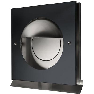 Berdruckgitter Edelstahl Abluftgitter Premium Lüftungsgitter Küchenabluftgitter Schwarz RAL7021 Image